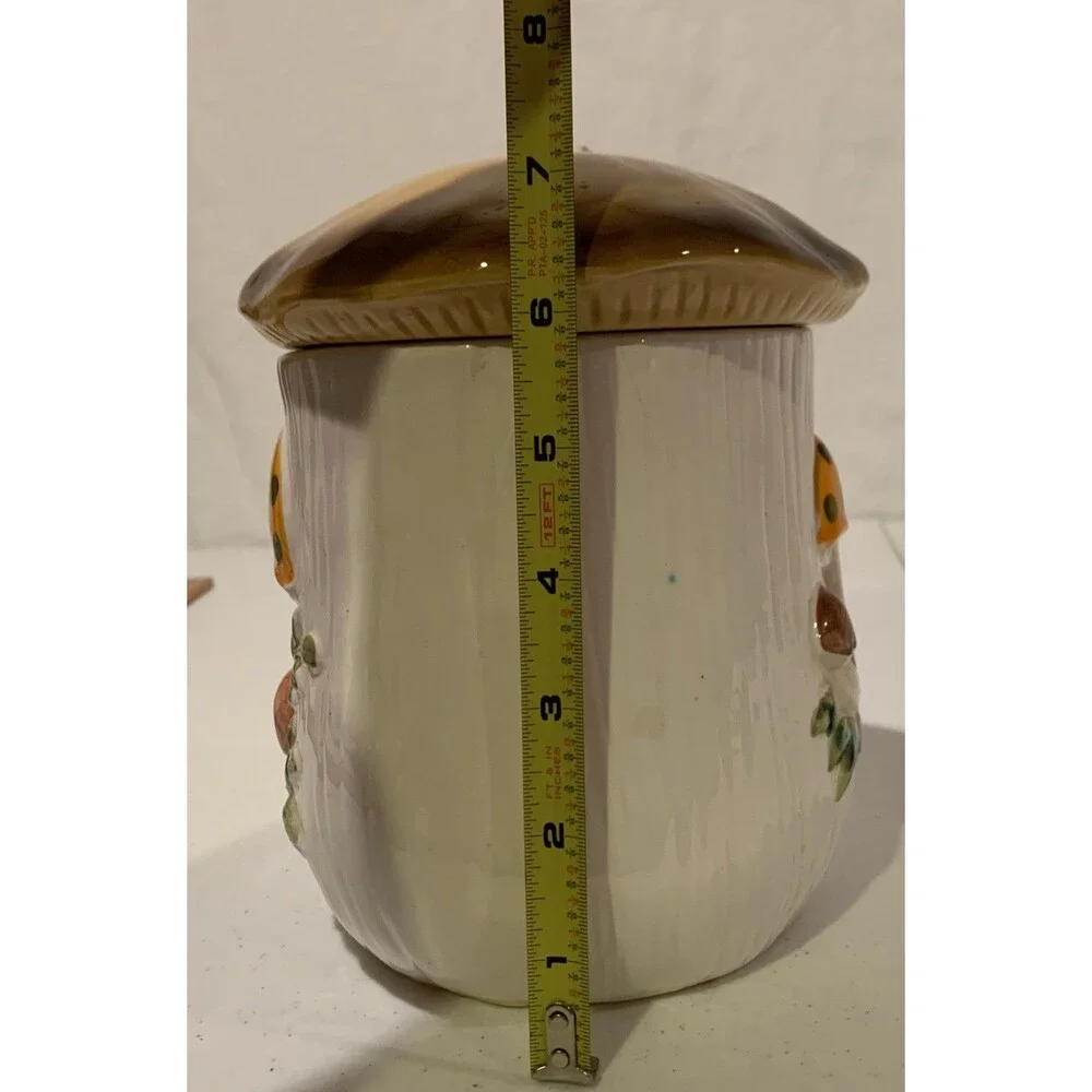 Merry Mushroom Canister w/Lid Sears Roebuck 1976 Japan